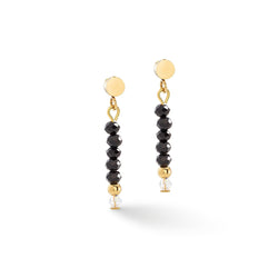 Coeur De Lion Little Twinkle Earrings Gold-Black