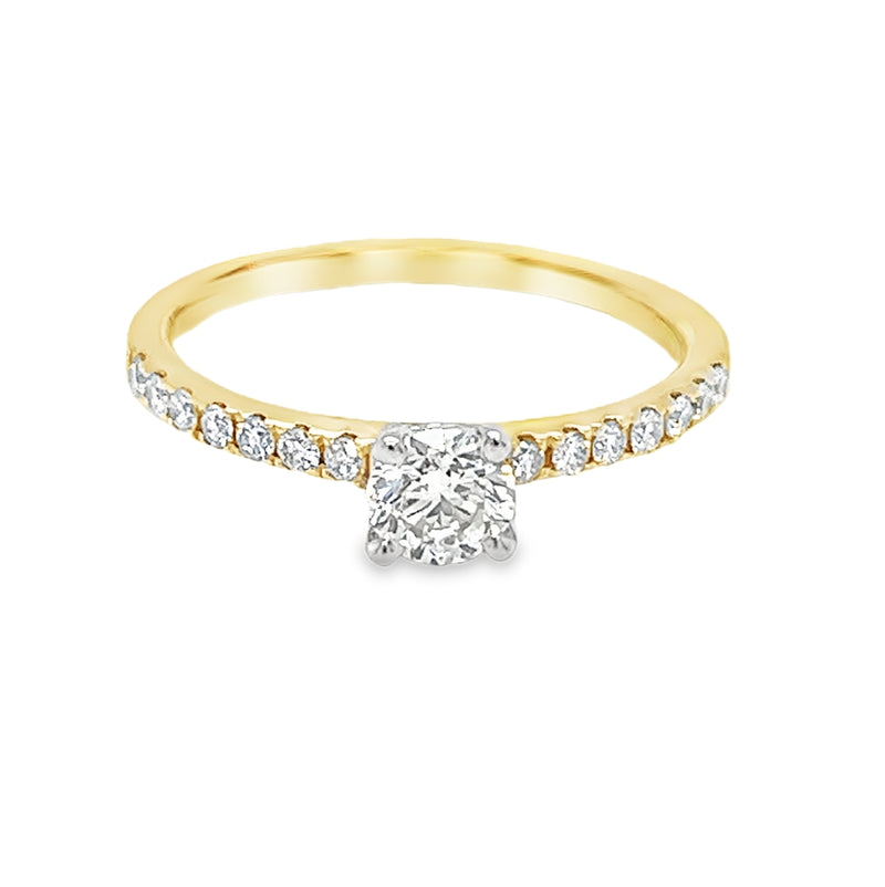 18ct Gold Solitaire Diamond Engagement Ring 0.30ct