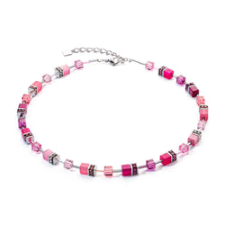 Coeur De Lion GeoCUBE® Iconic Necklace Viva Magenta