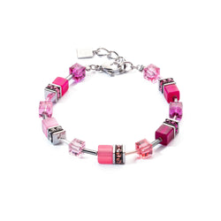 Coeur De Lion GeoCUBE® Iconic Bracelet Viva Magenta