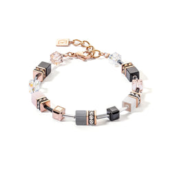 Coeur De Lion GeoCUBE® Iconic Bracelet Rose Gold Soft