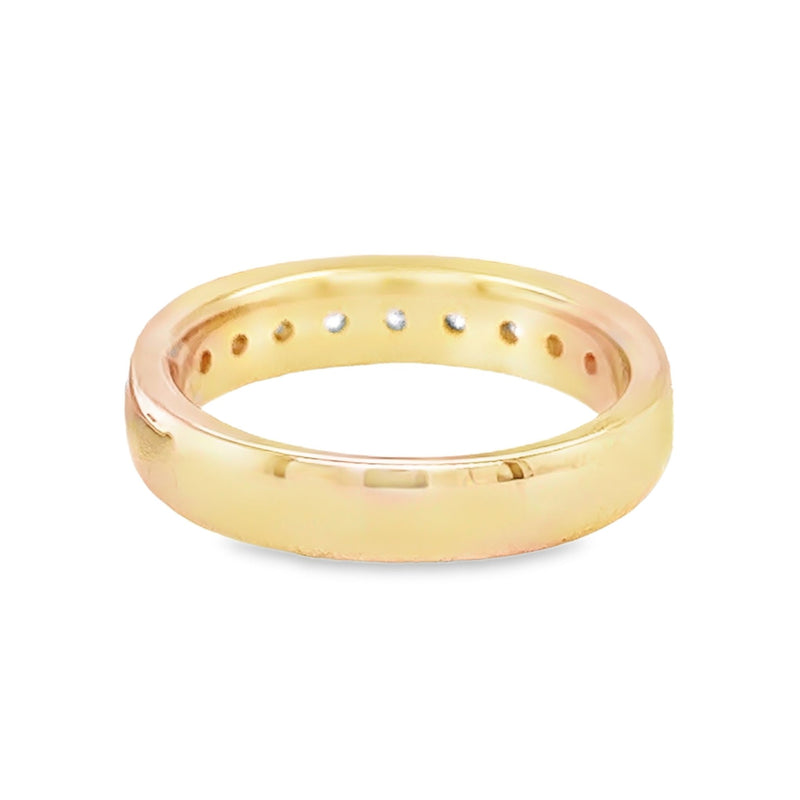 Diamond Eternity Ring 0.77ct Channel Set 18ct Gold rear