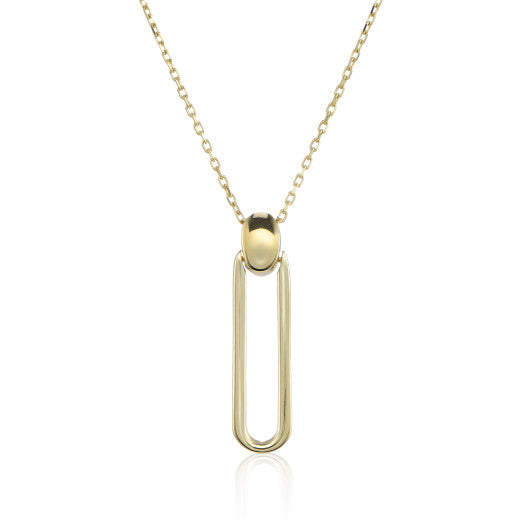 9ct-yellow-gold-circle-drop-necklace