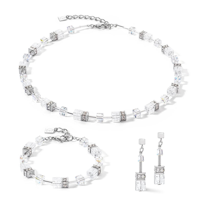 Coeur De Lion GeoCUBE® Iconic Nature Bracelet Silver-White