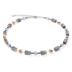 Coeur De Lion GeoCUBE® Necklace Ice Blue