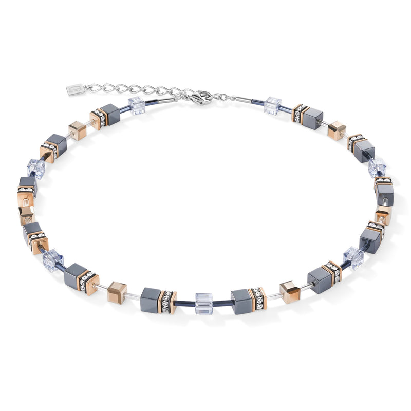 Coeur De Lion GeoCUBE® Necklace Ice Blue