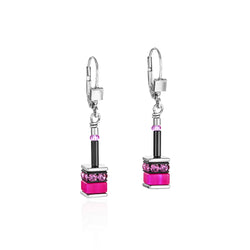 Coeur De Lion GeoCUBE® Earrings Classic Multi Pink Earrings