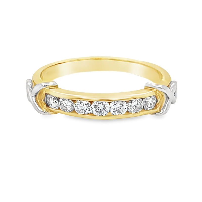 Diamond Eternity Ring 0.43ct Channel Set 18ct Gold