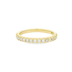 Diamond Eternity Ring 0.35ct Claw Set 9ct Gold