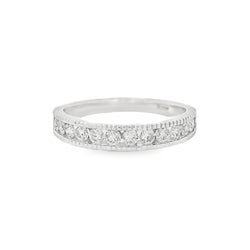 Diamond 14 Stone Diamond Eternity Ring 9ct White Gold