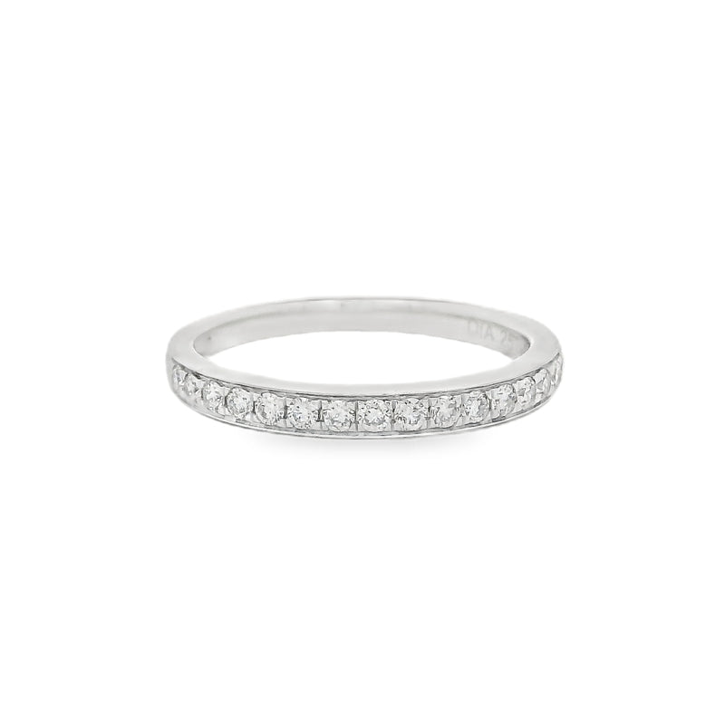 Diamond 20 Stone Diamond Eternity Ring 9ct White Gold