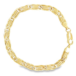 9ct Gold Flat Mariner Link Bracelet