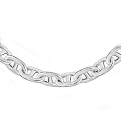 Sterling Silver Men's Marine Link Chain 20 Inch