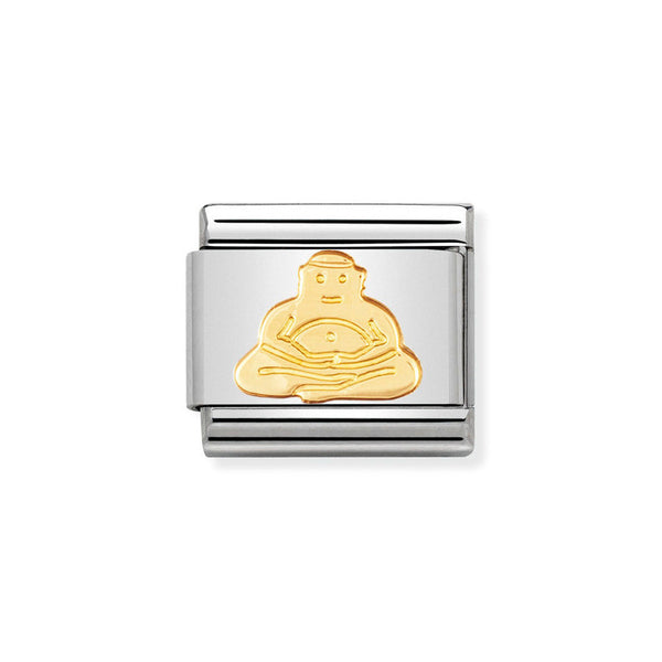 Nomination Classic Link Buddha Charm in Gold