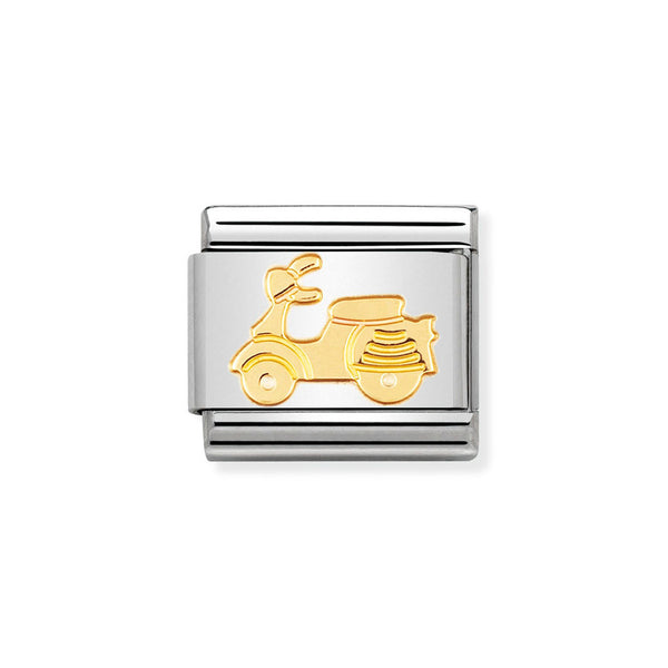 Nomination Classic Link Scooter Charm in Gold