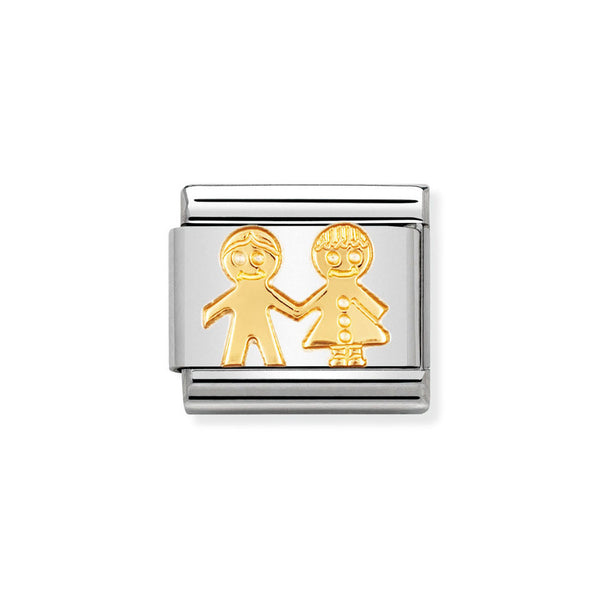 Nomination Classic Link Children Charm in Gold