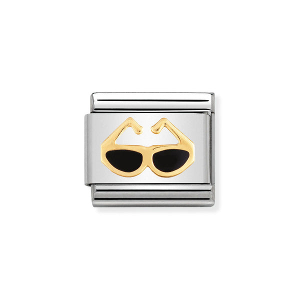 Nomination Classic Link Sunglasses Charm in Gold