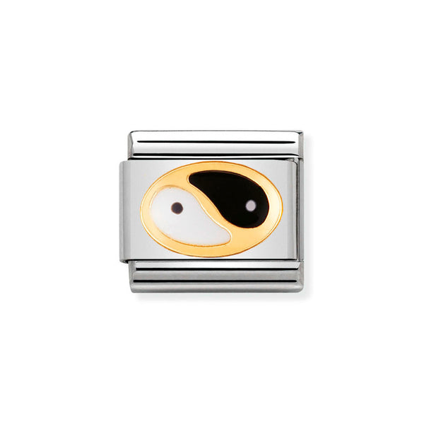 Nomination Classic Link Yin Yang Charm in Gold