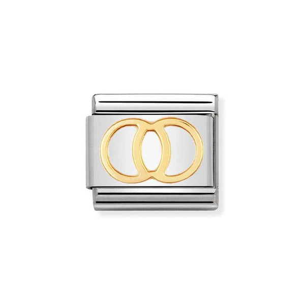 Nomination Classic Link Wedding Rings Charm in Gold