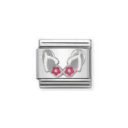 Nomination Classic Link Flip Flop Charm in Silver