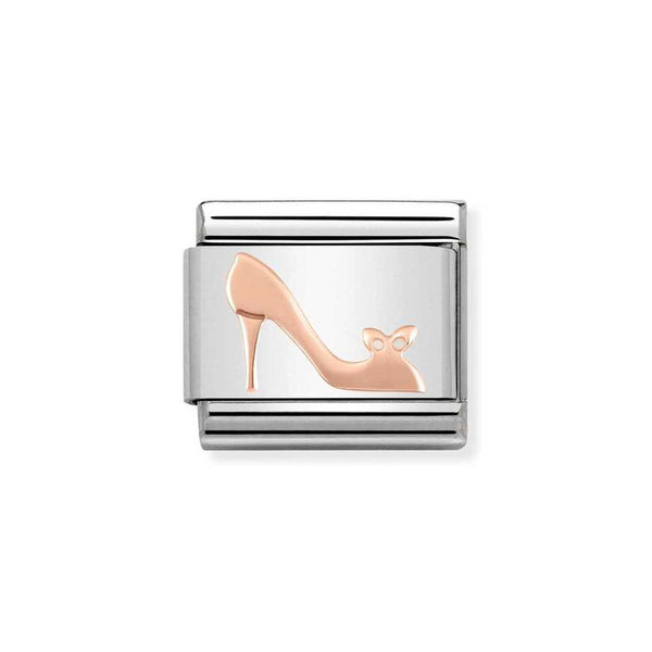 Nomination Classic Link High Heel Shoe Charm in Rose Gold