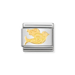 Nomination Classic Link Dove Versailles Charm in Gold