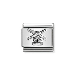 Nomination Classic Link Windmill Charm in Silver