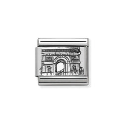 Nomination Classic Link Arc de Triomphe Charm in Silver