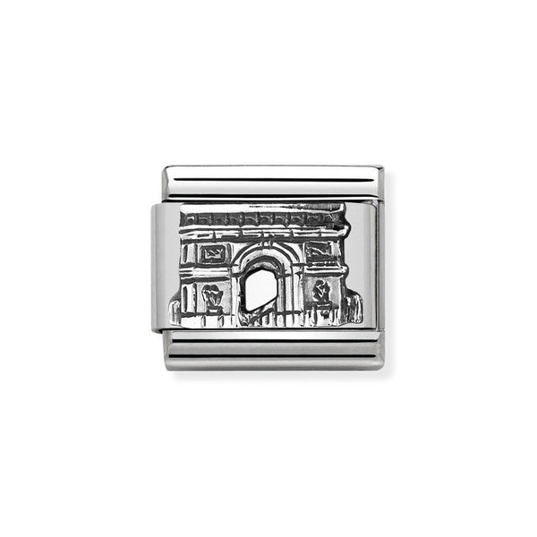 Nomination Classic Link Arc de Triomphe Charm in Silver