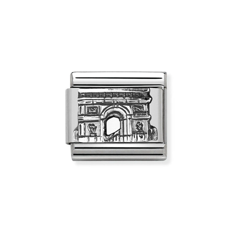 Nomination Classic Link Arc de Triomphe Charm in Silver