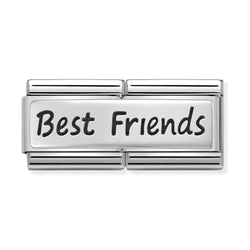 Nomination Double Link Best Friends Charm in Silver