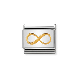 Nomination Classic Link Infinity Charm in Gold