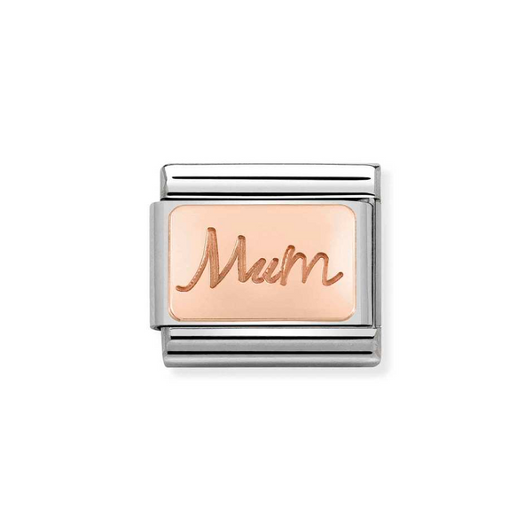 Nomination Classic Link Mum Charm in Rose Gold