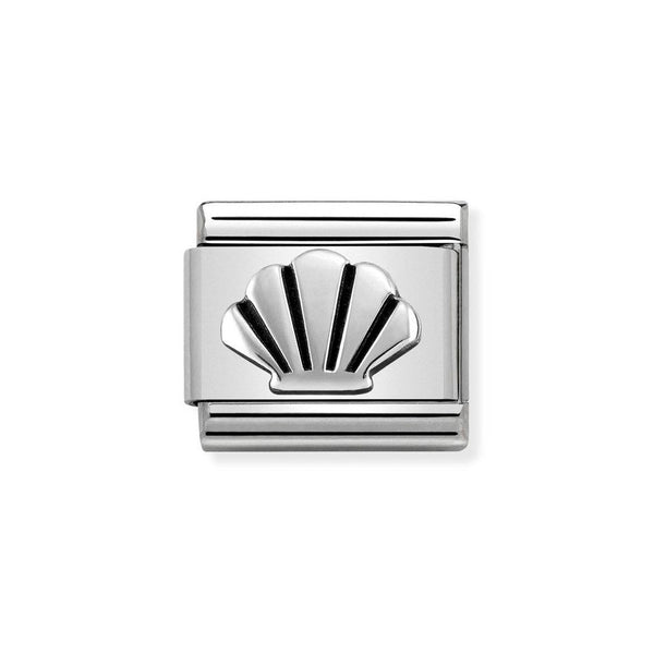 Nomination Classic Link Shell Charm in Silver