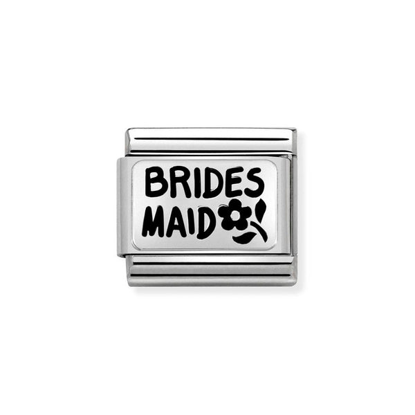 Nomination Classic Link Brides Maid Charm in Silver