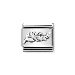 Nomination Classic Link Feather Charm in Silver