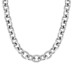 Nomination Affinity Chain Necklace with Crystals