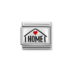 Nomination Classic Link Home Charm in Silver