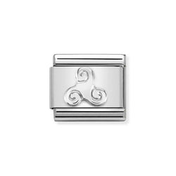 Nomination Classic Link Triskell Charm in Silver