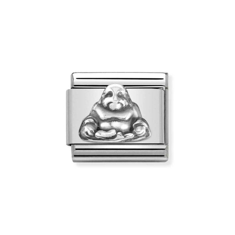 Nomination Classic Link Buddha Charm in Silver