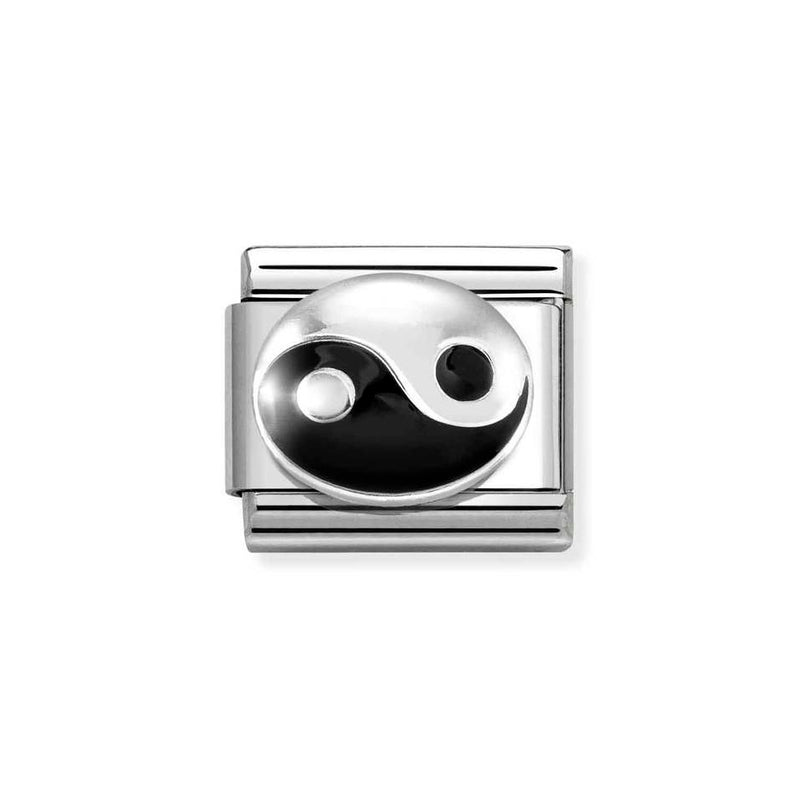 Nomination Classic Link Ying Yang Charm in Silver