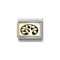 Nomination Classic Link Tree of Life Charm in Gold