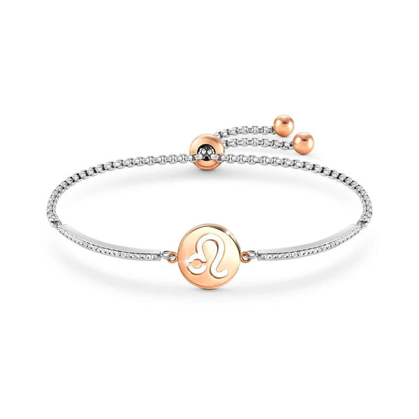 Nomination Milleluci Rose Gold & CZ Zodiac Bracelet Leo