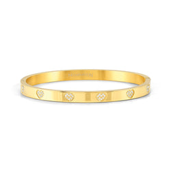 Nomination Pretty Bangles Gold Heart with CZ