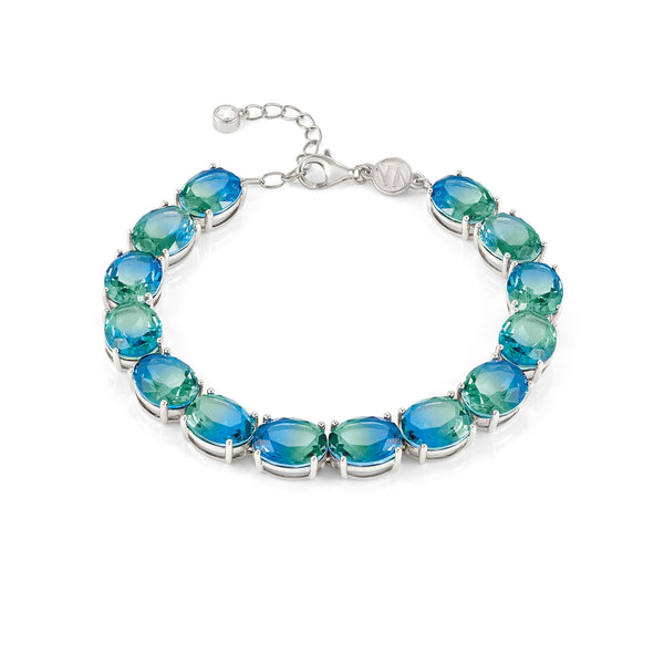 Nomination Symbiosi Bracelet Blue-Green Silver