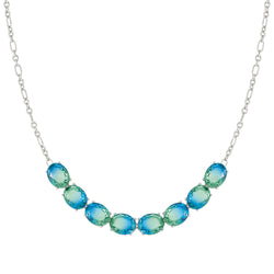 Nomination Symbiosi Necklace Blue-Green Silver