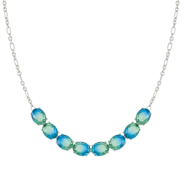 Nomination Symbiosi Necklace Blue-Green Silver