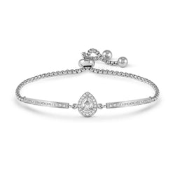 Nomination Royal Dream Collection Teardrop White Crystal & CZ Bracelet