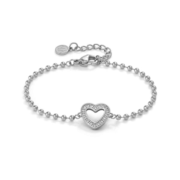 Nomination Soffio D'Amore Collection Heart White with CZ Bracelet