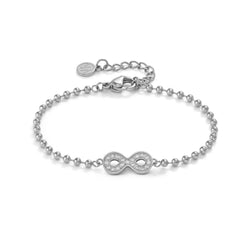 Nomination Soffio D'Amore Collection Infinity White with CZ Bracelet